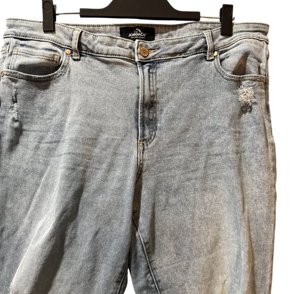 Vintage Jordache Acid Wash Ripped Jeans – Size 18 – 80s/90s - Picture 2 of 5